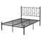Metal Platform Bed Frame with Sturdy Slat Support, Full/Queen Size